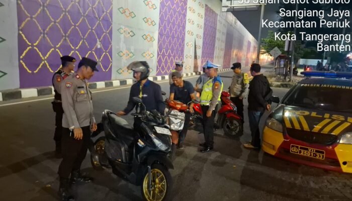 Razia Polsek Jatiuwung Sasar Begal dan Tawuran, Situasi Wilayah Tetap Kondusif