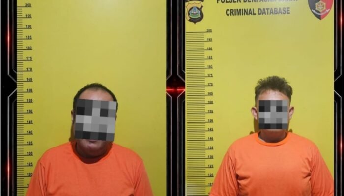 Gasak Motor di 12 Lokasi Berbeda, Ayah dan Anak Dibekuk Reskrim Polsek Denpasar Barat