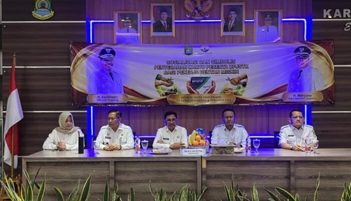 Tak Perlu Bayar Iuran, 22 Ribu Pekerja Rentan di Kota Tangerang Kini Terlindungi BPJS Ketenagakerjaan