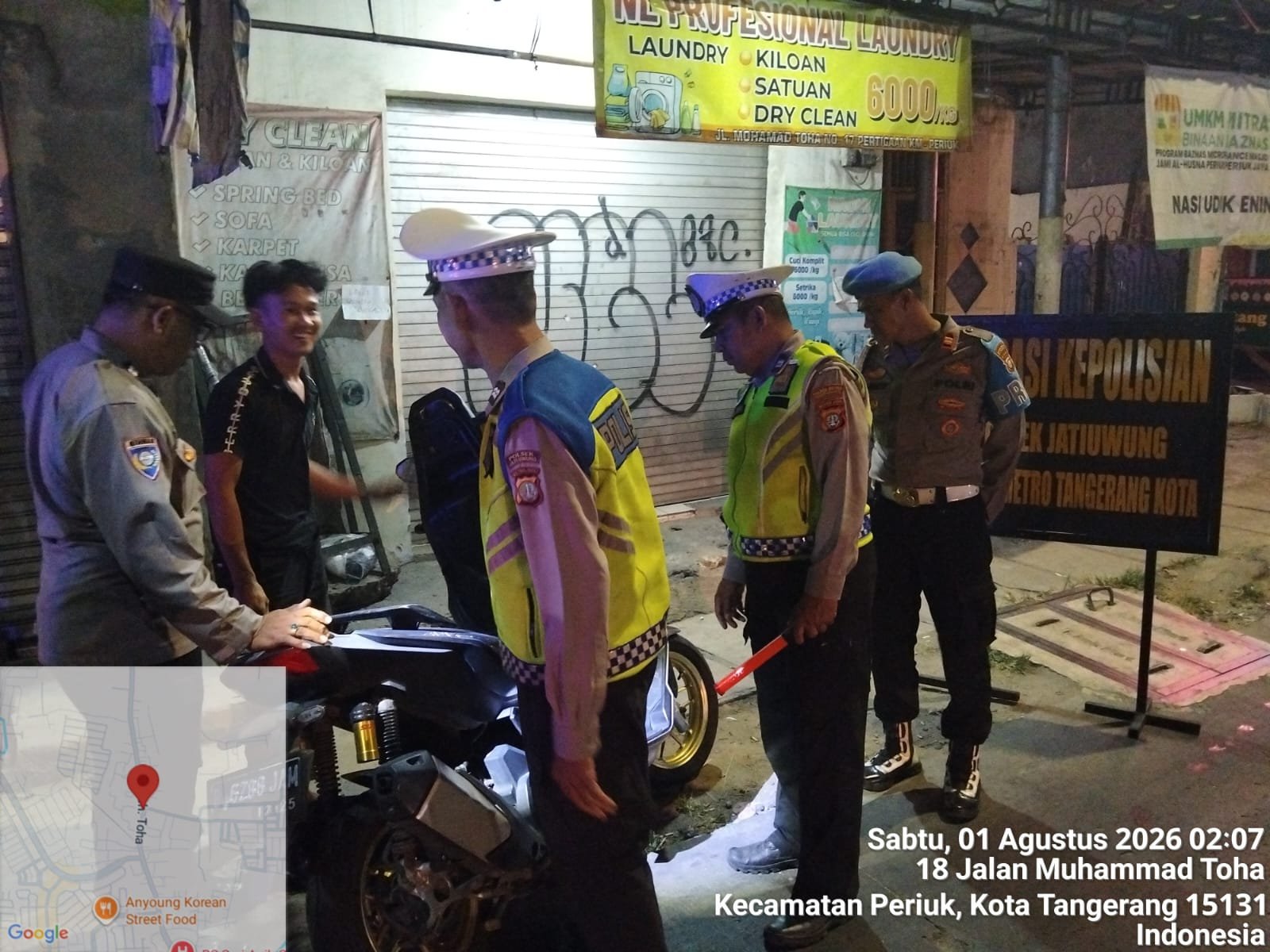 Razia Polsek Jatiuwung Sasar Begal dan Tawuran, Situasi Tetap Aman Kondusif 1 IMG 20260801 WA0024