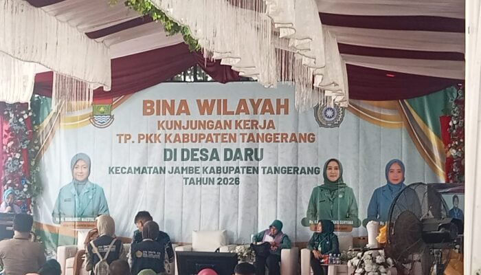 TP PKK Kabupaten Tangerang Bina Wilayah di Desa Daru, Perkuat Program Kesejahteraan Keluarga
