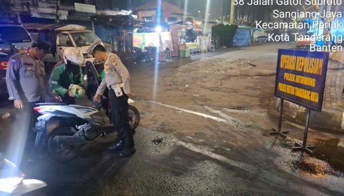 Razia Jatiuwung Sasar Tawuran dan Begal, Polisi Sisir Fly Over Cibodas hingga Bayur
