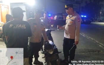Razia Polsek Jatiuwung Sabtu Dini Hari Sasar Begal, Curanmor, Narkoba dan Sajam 4 IMG 20260808 WA0032