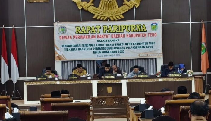 Fraksi DPRD Tebo Soroti RSUD, PAD dan Infrastruktur: Pemkab Diminta Bergerak Cepat