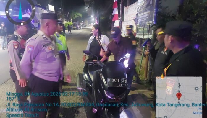 Razia Jatiuwung Minggu Dini Hari, Polisi Sasar Tawuran hingga Curanmor