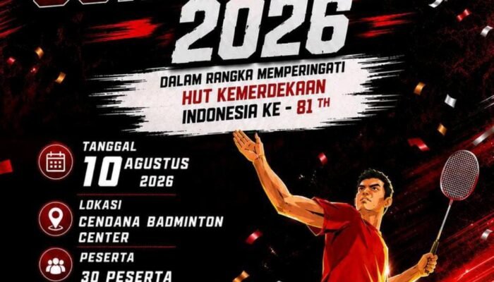 Turnamen Badminton PT Purantara Mitra Angkasa Dua Semarakkan HUT RI ke-81