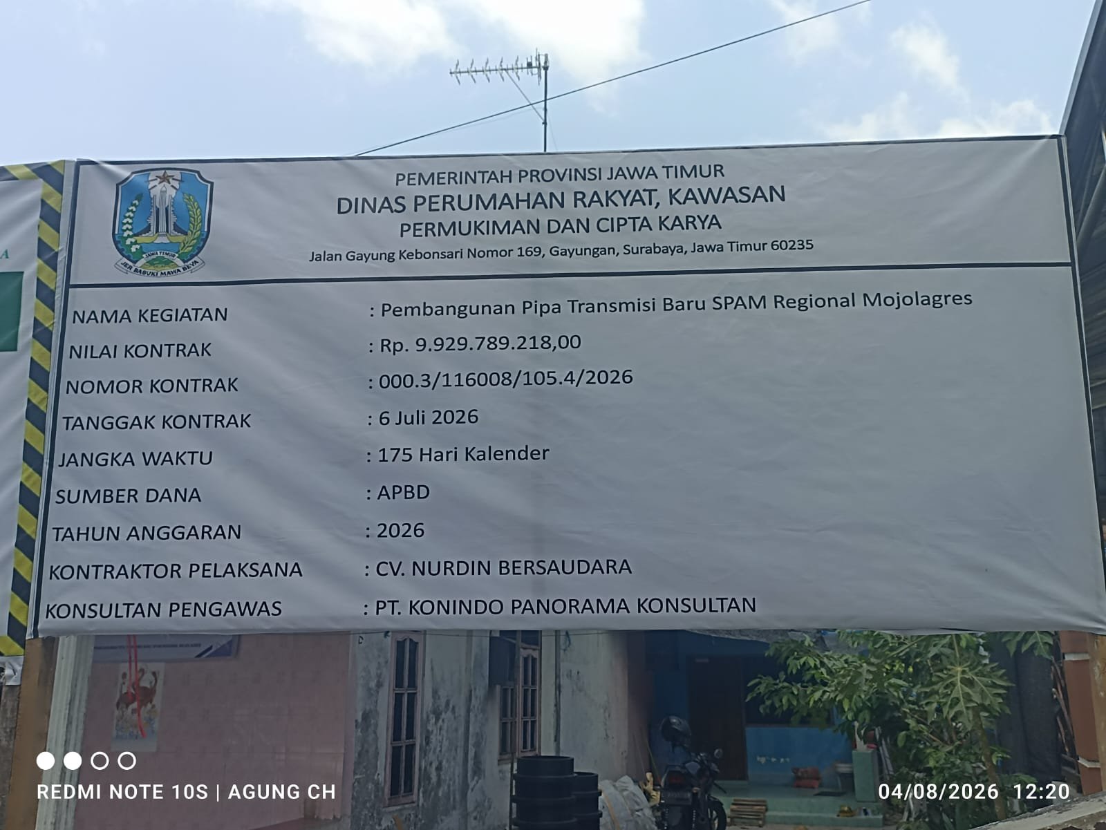 K3 Proyek SPAM Mojolagres Diduga Lemah, DPRKPCK Jatim Disorot 1 IMG 20260810 WA0135