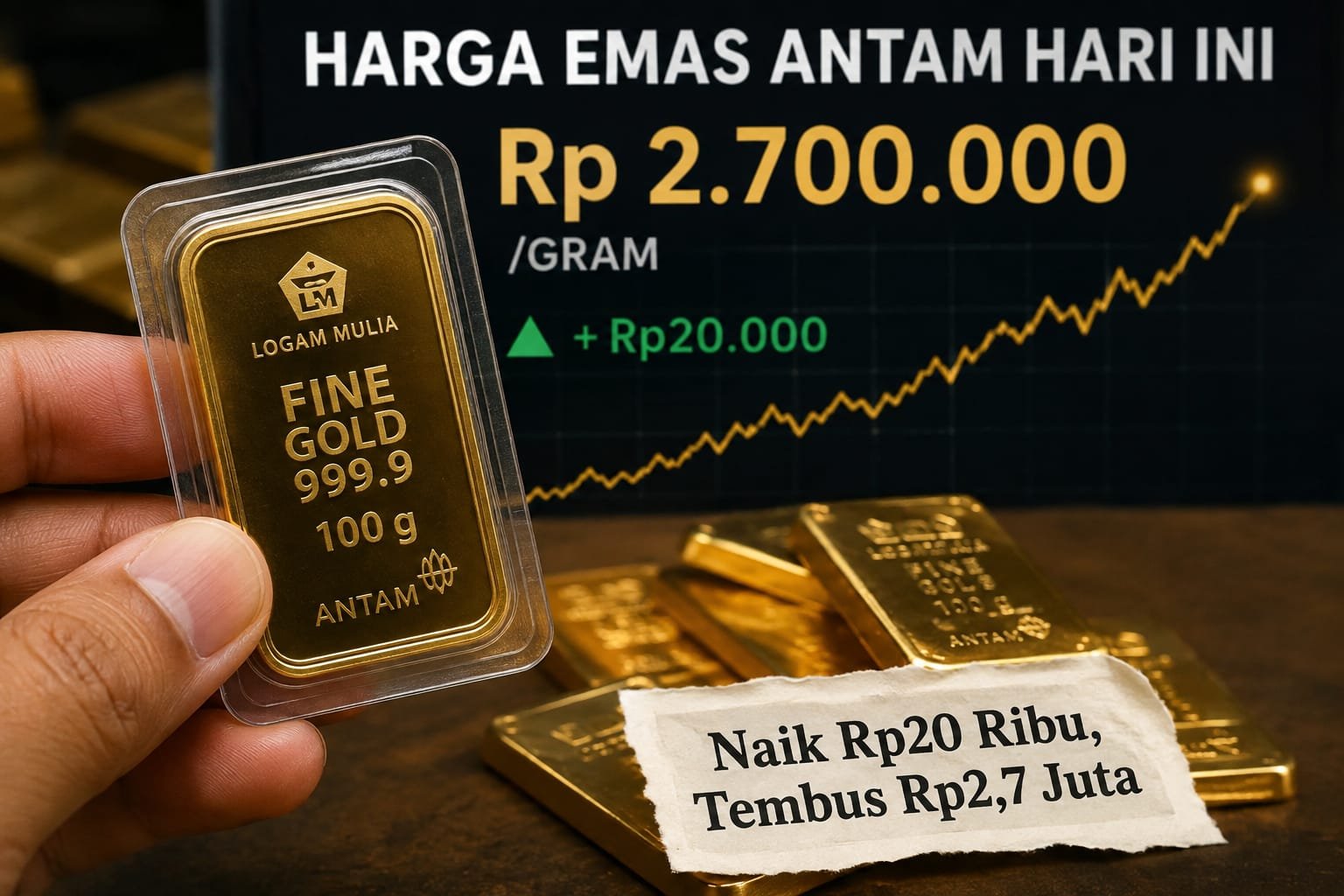Harga Emas Antam Hari Ini Naik Rp20 Ribu, Tembus Rp2,7 Juta per Gram 1 IMG 20260811 WA0062