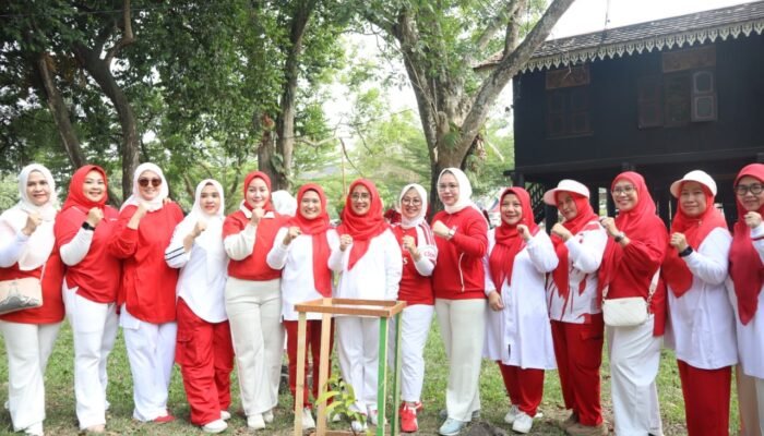 DWP Jambi Gelar Senam dan Gerakan Hijau Sambut HUT ke-81 RI