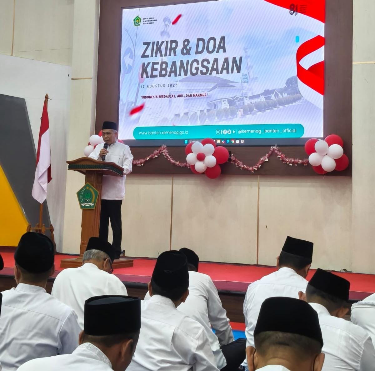Dzikir dan Doa Kebangsaan Kemenag Banten, Perkuat Persatuan di HUT ke-81 RI 3 IMG 20260812 WA0126