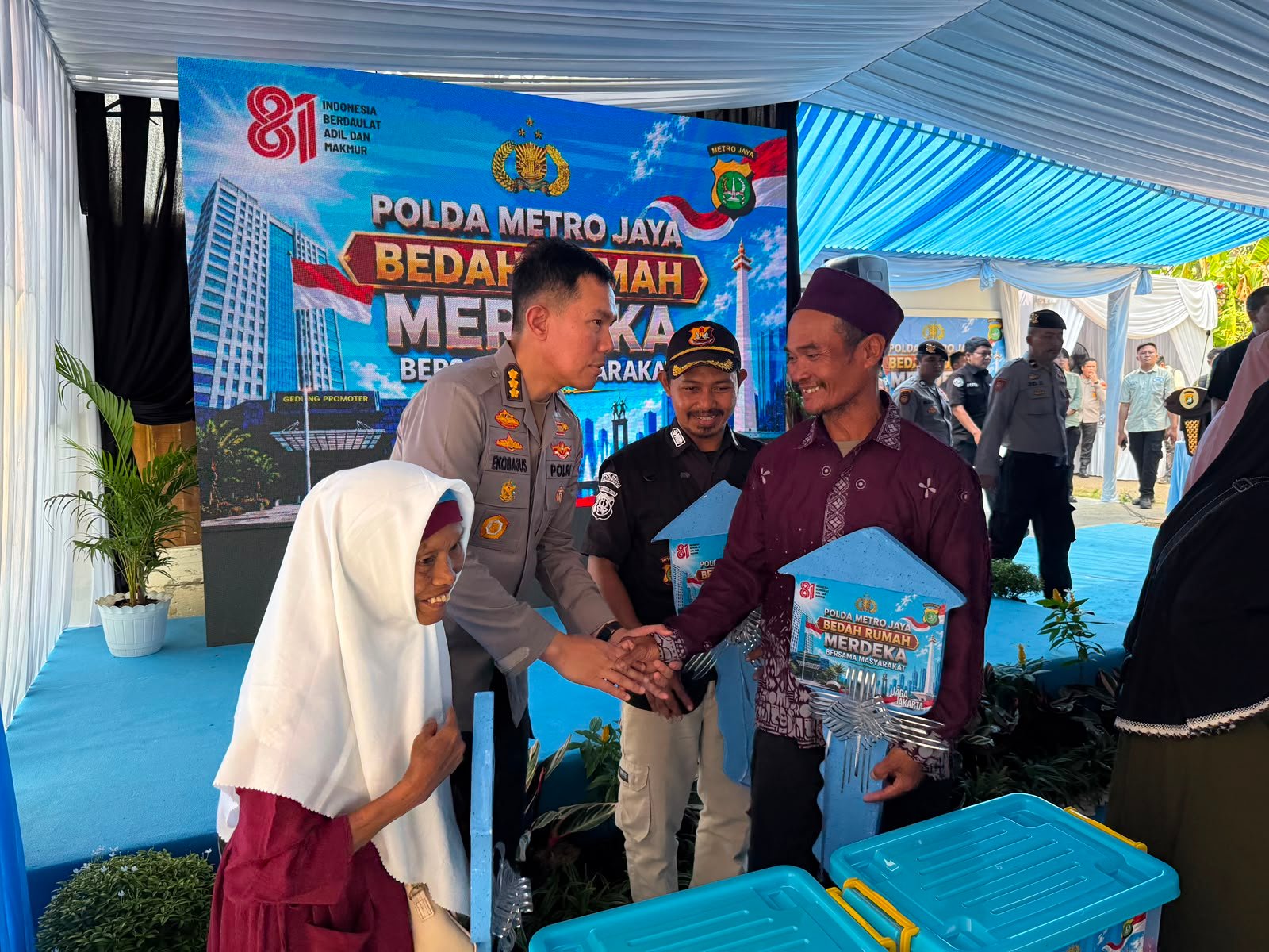 Bedah Rumah Merdeka, Polsek Jatiuwung Bantu Wujudkan Hunian Layak bagi Warga 2 IMG 20260821 WA0023