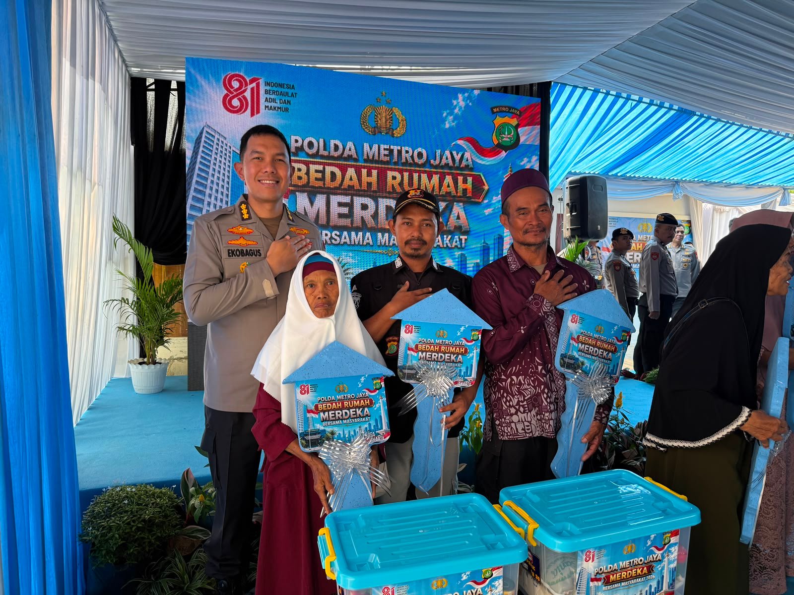 Bedah Rumah Merdeka, Polsek Jatiuwung Bantu Wujudkan Hunian Layak bagi Warga 1 IMG 20260821 WA0024