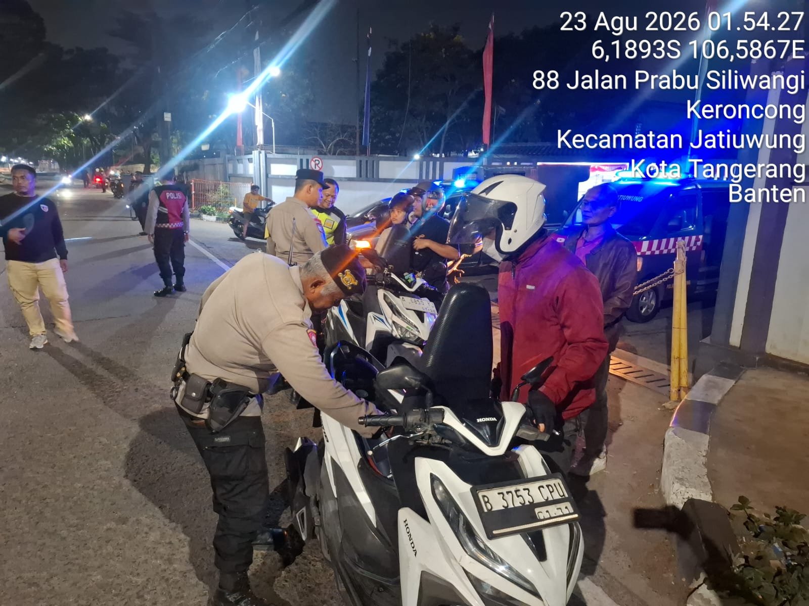 Razia Stasioner Polsek Jatiuwung Sasar Tawuran hingga Curanmor, Situasi Aman dan Kondusif 1 IMG 20260823 WA0035