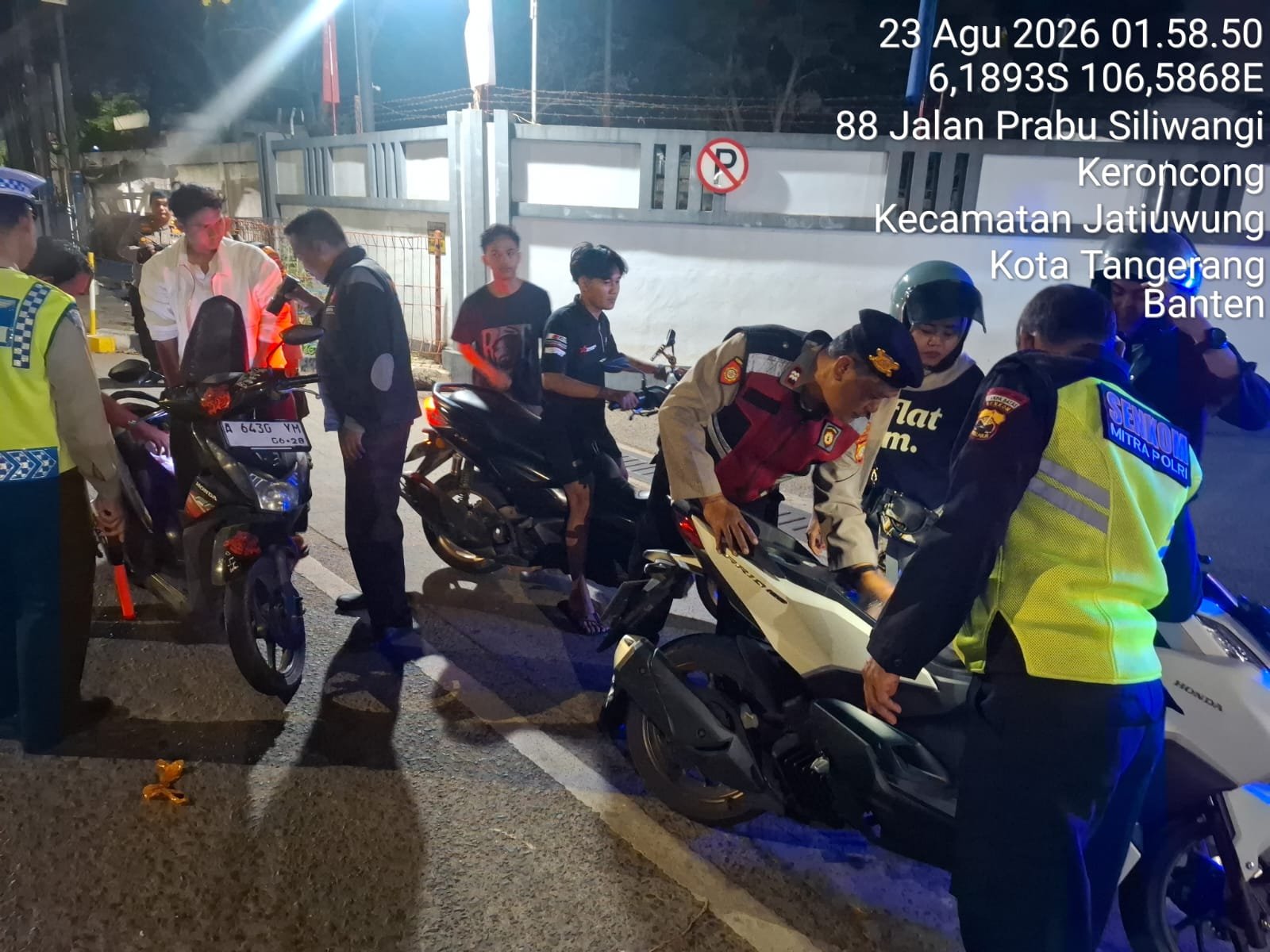 Razia Stasioner Polsek Jatiuwung Sasar Tawuran hingga Curanmor, Situasi Aman dan Kondusif 2 IMG 20260823 WA0036