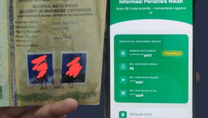 Buku Nikah Terverifikasi, Berkas Pengajuan Diduga Janggal: KUA Bandung Kulon Ungkap Pernikahan Hesti dan Suntari