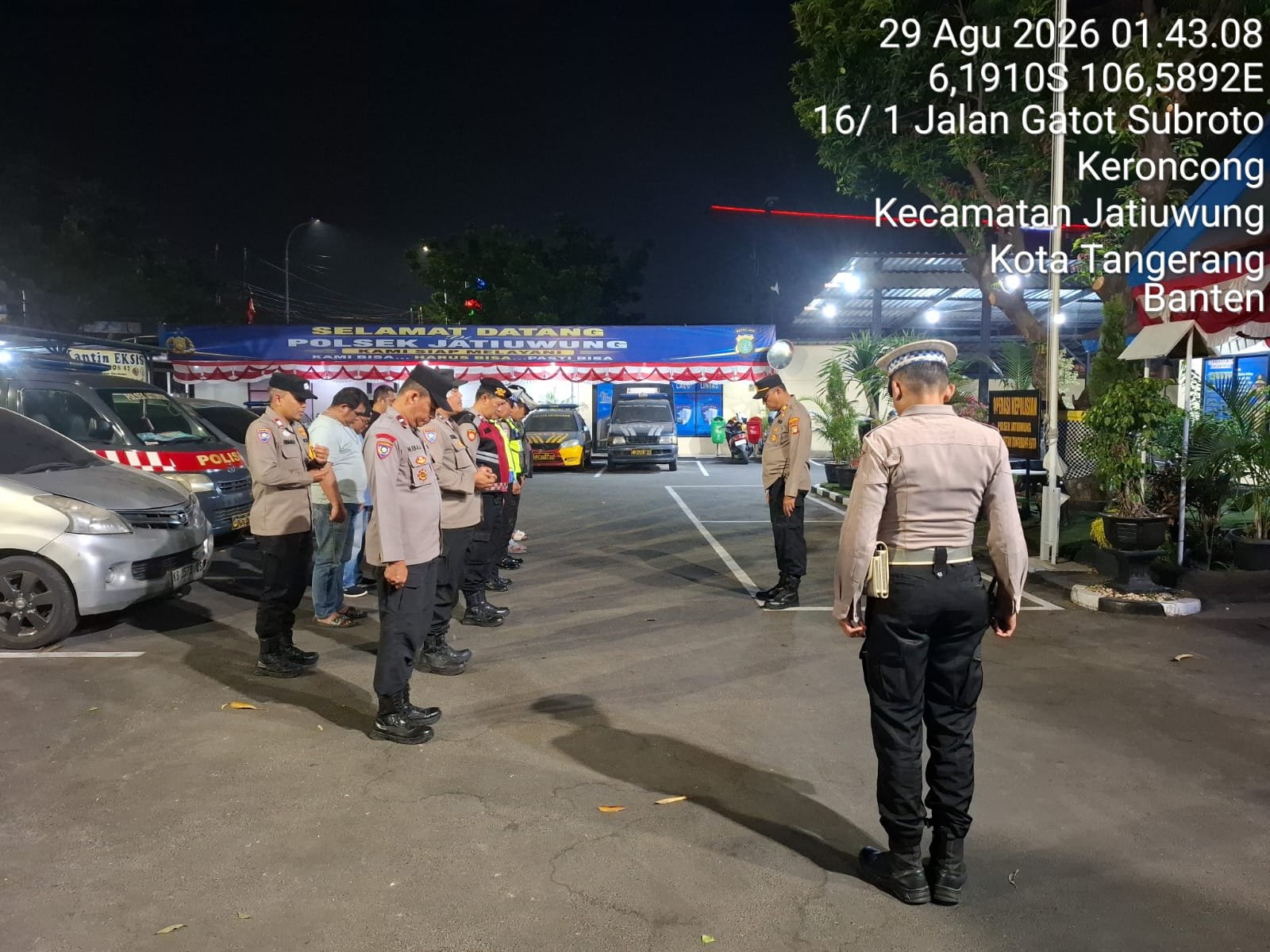 Razia Polsek Jatiuwung Dini Hari, Polisi Sasar Tawuran hingga Sajam 2 IMG 20260829 WA0002