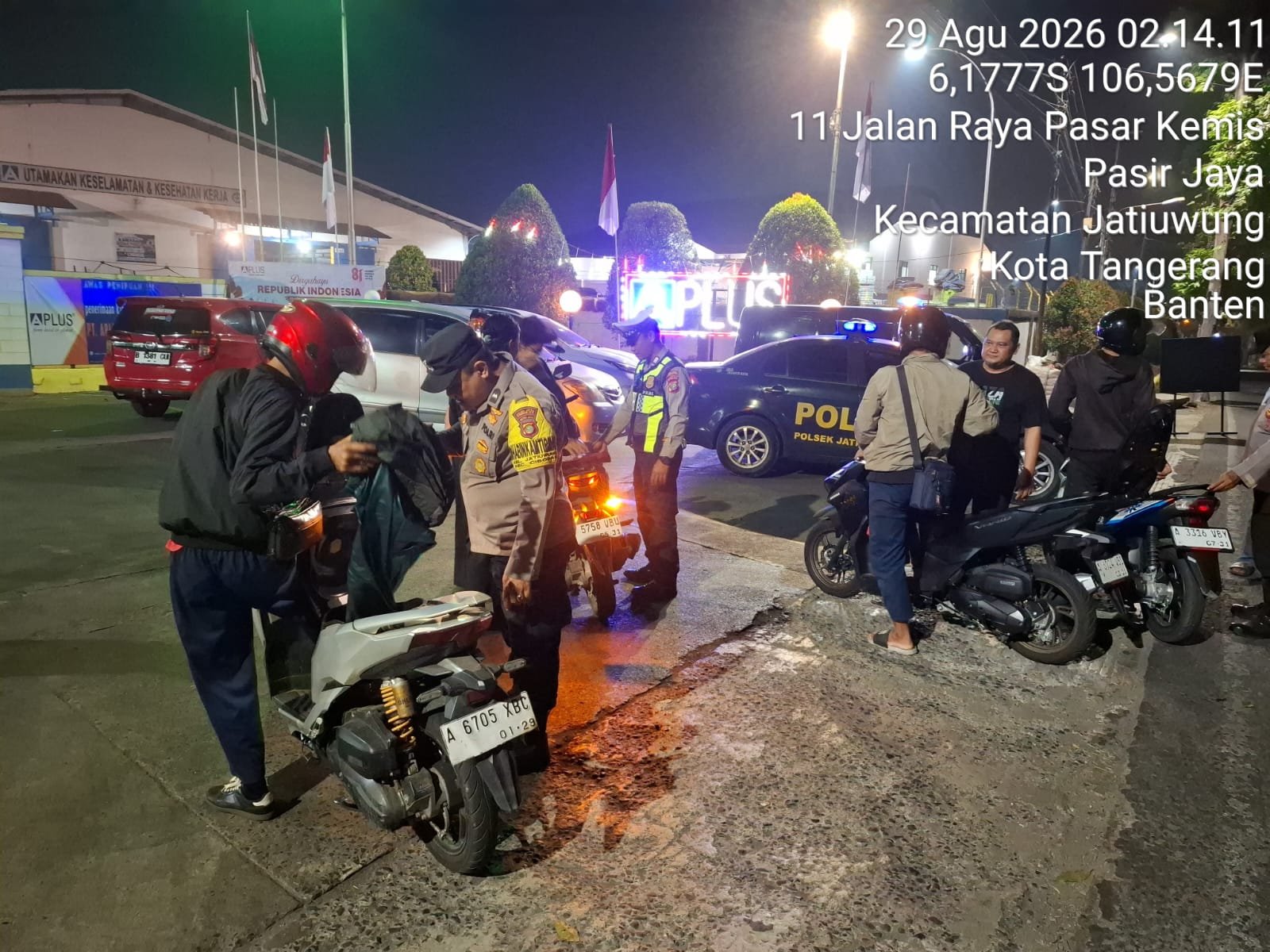 Razia Polsek Jatiuwung Dini Hari, Polisi Sasar Tawuran hingga Sajam 1 IMG 20260829 WA0007