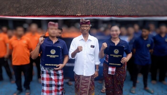 Momen Terindah di HUT RI ke-81, 76 Narapidana Rutan Gianyar Terima Remisi Umum