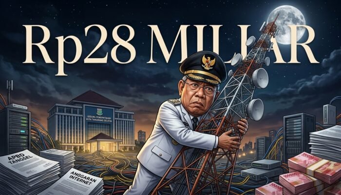 Rp28 Miliar Buat Internet Tangsel, Emang Antenanya Mau Sampai Bulan?