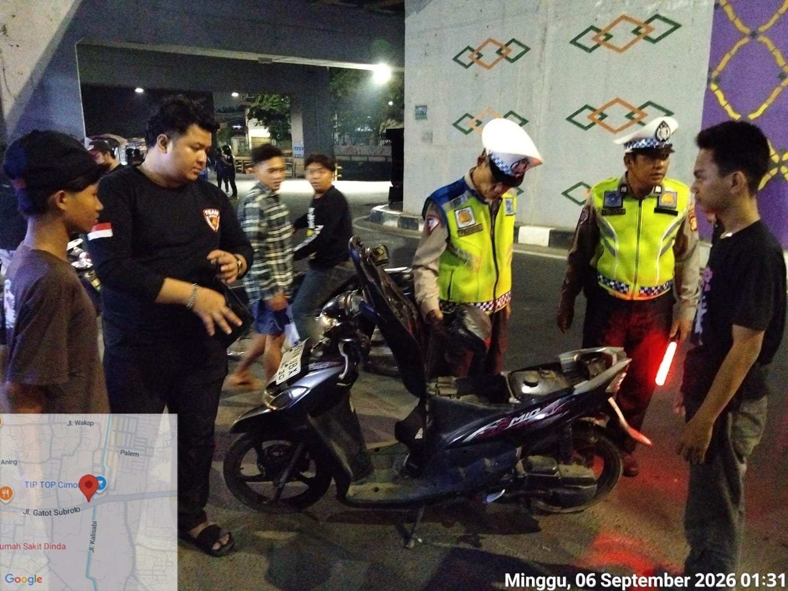 Razia Polsek Jatiuwung Cegah Tawuran dan Begal, Polisi Sasar Remaja hingga Pengendara 1 IMG 20260906 WA0008
