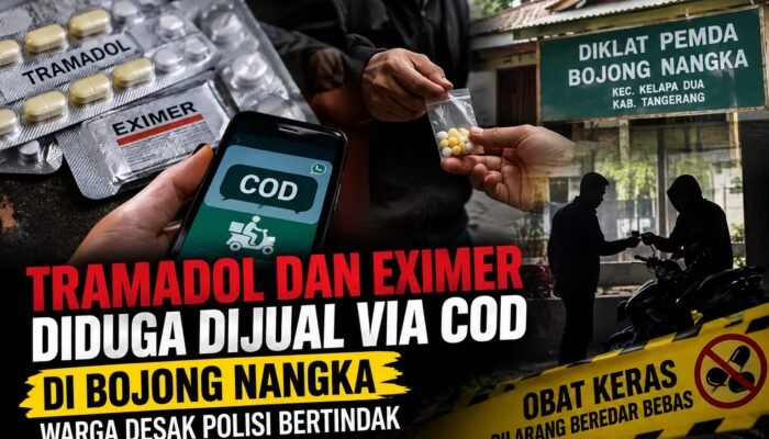 Tramadol dan Eximer Diduga Dijual via COD di Bojong Nangka, Warga Desak Polisi Bertindak