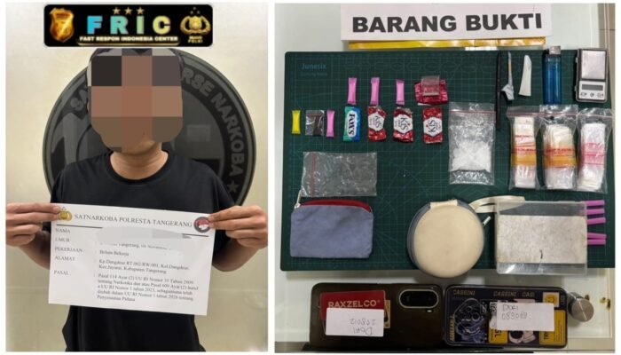 Sabu 14,52 Gram Disimpan di Kontrakan, Pria 26 Tahun Ditangkap Polresta Tangerang