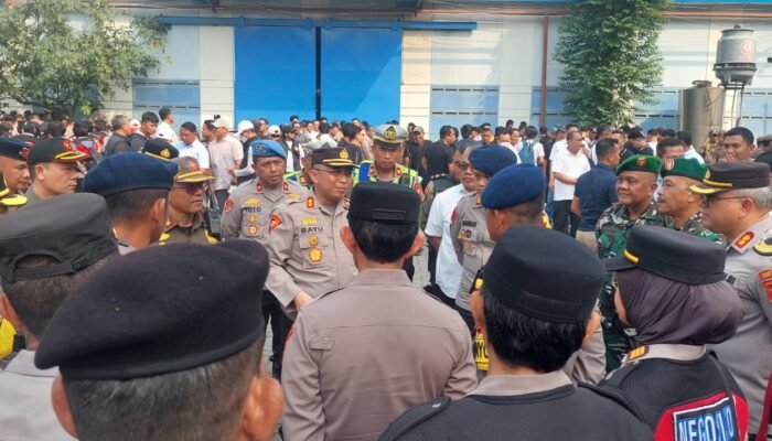Penyegelan Aset PT Jabatex Dikawal 1.039 Personel di Tangerang