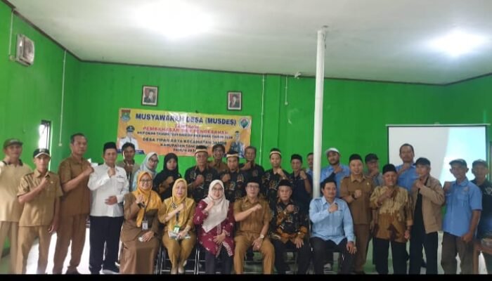 Musdes Tipar Raya Sepakati Prioritas Pembangunan dan Pemberdayaan Warga