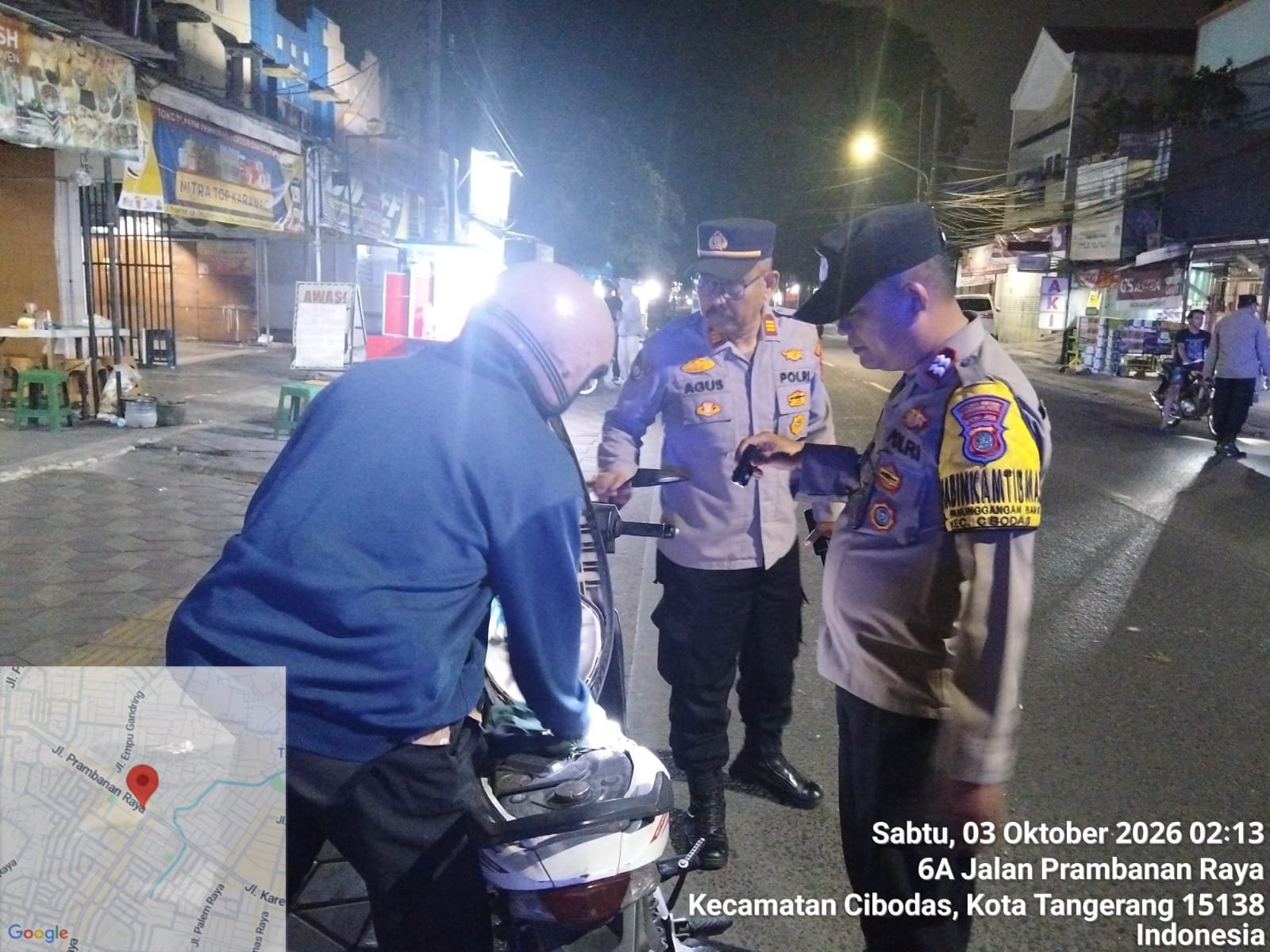 Razia Jatiuwung Cegah Tawuran dan Curanmor, Polisi Sisir Sejumlah Jalur Rawan 1 IMG 20261003 WA0045