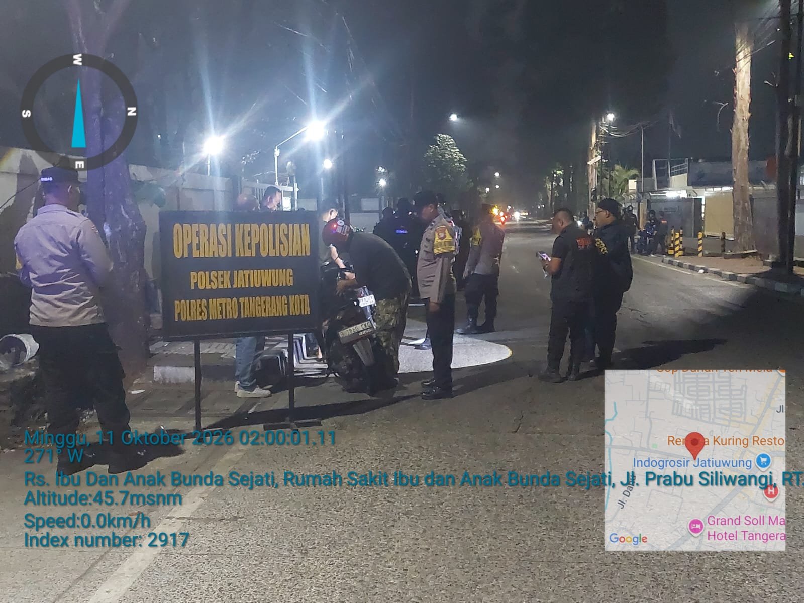 Razia Polsek Jatiuwung, 28 Personel Sisir Titik Rawan Guantibmas 1 IMG 20261011 WA0011