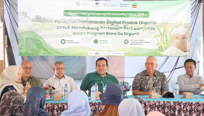 Beras Organik Blora Bidik Pasar BUMN, Bupati Arief Gandeng IPB
