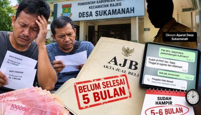 AJB Sukamanah Mandek 5 Bulan, Dua Warga Rajeg Keluhkan Janji Oknum Desa