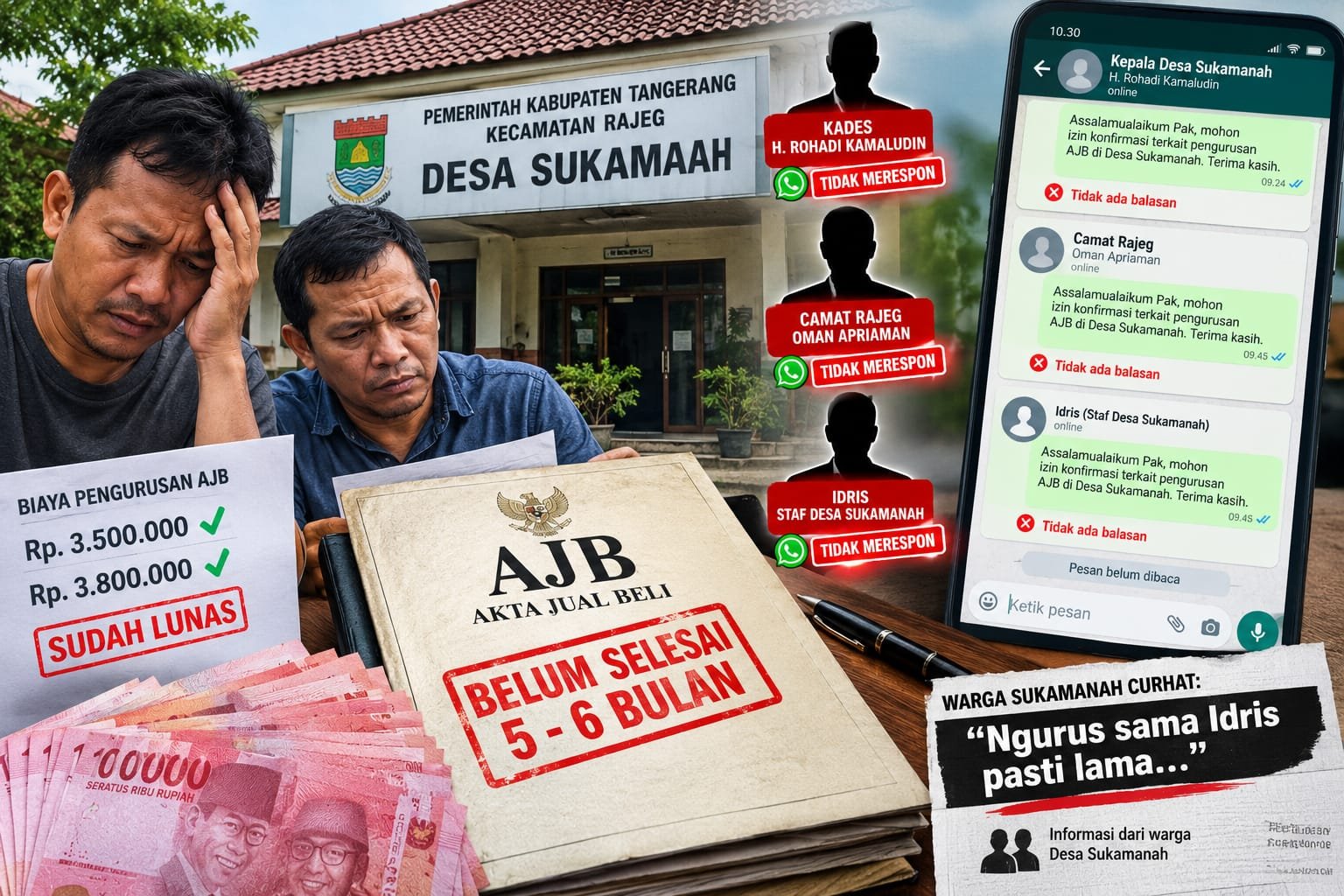 AJB Sukamanah Tak Kunjung Rampung, Kades dan Camat Rajeg Bungkam Saat Dikonfirmasi 1 IMG 20261024 WA0020