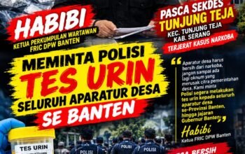 Sekdes Tunjung Teja Terjerat Narkoba, FRIC Desak Tes Urin Massal 4 IMG 20261027 WA0009