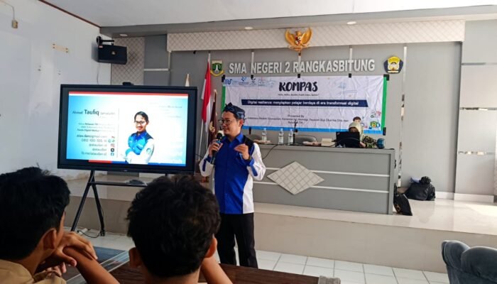 Literasi AI di SMAN 2 Rangkasbitung, Siswa Diajak Waspadai Hoaks dan Kebocoran Data
