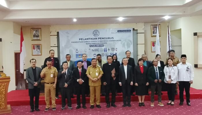 Pelantikan PGID Pangkalpinang, Wali Kota Dorong Toleransi dan Kerukunan Antarumat