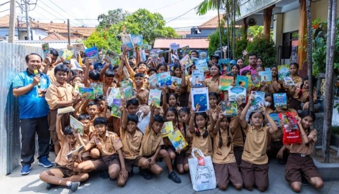 Tingkatkan Gemar Membaca, BTID Gandeng Pemkot Denpasar Kembali Inisiasi Pusling di Serangan